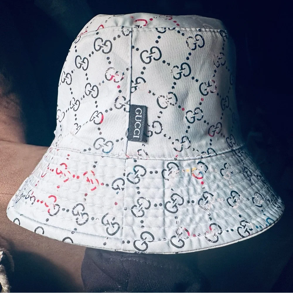 You Gotta Regatta Light Blue Gucci Summer Unisex Bucket Hat Monogram - Picture 13 of 16